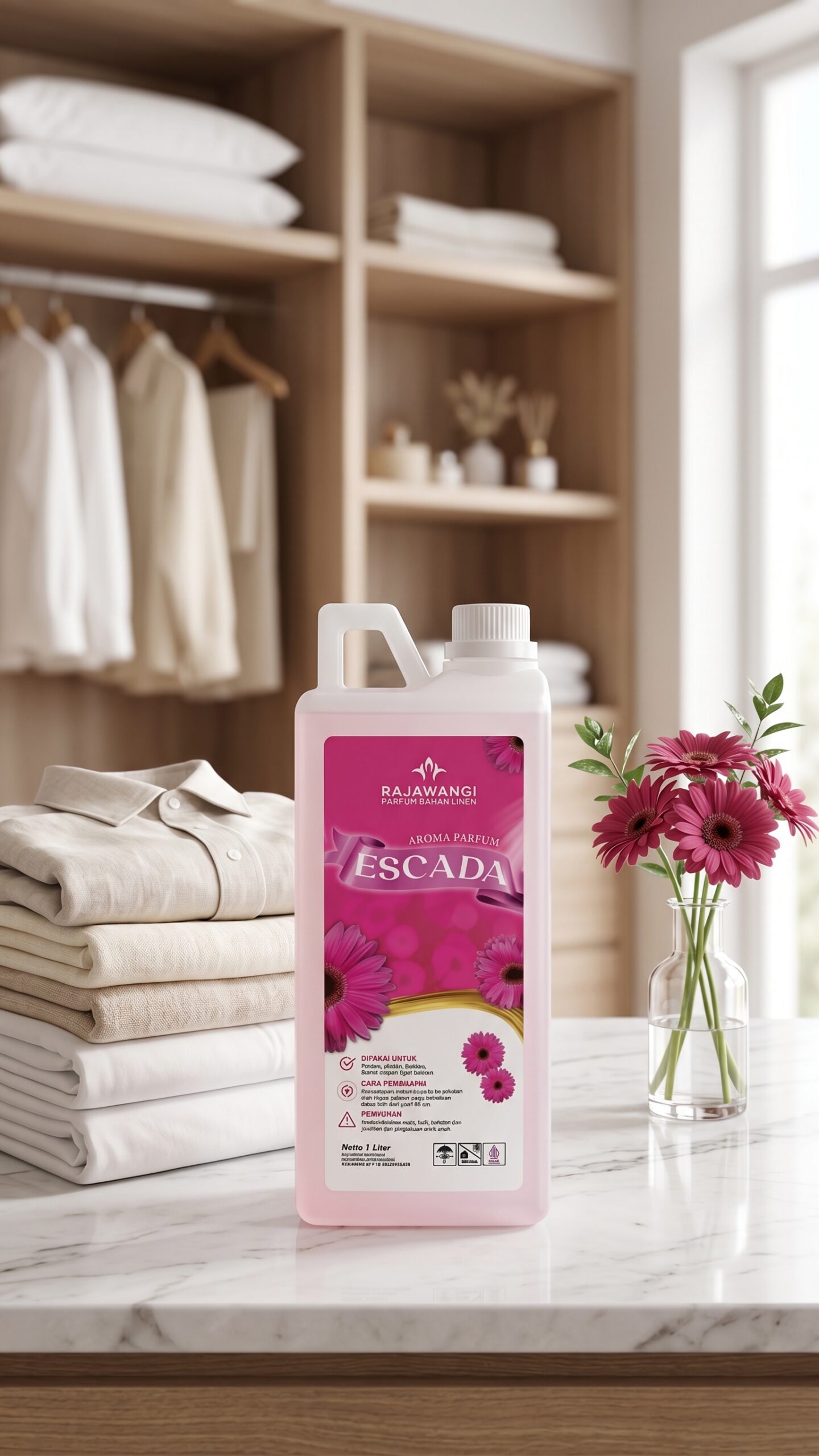 Parfum Laundry Linen Escada. isi Ulang 1 Liter