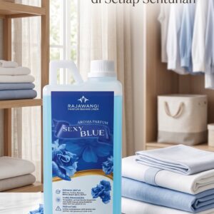 Parfum Linen 1 Liter Varian Sexy Blue - Pewangi Pakaian Laundry Aroma Mewah Tahan Lama